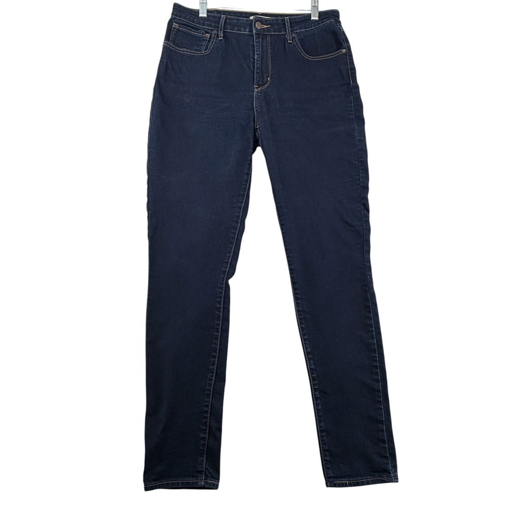 Levi's 721 High Rise Skinny Jeans Womens 31x30 Dark Wash Indigo Denim Stretch